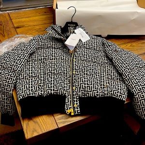 Brand new with tags- Balmain Puffer jacket size 38=6